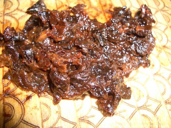 Кукурузная каша с черносливом