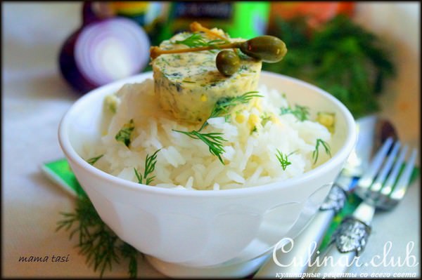 Рис с ароматным маслом. Идеальный гарнир.