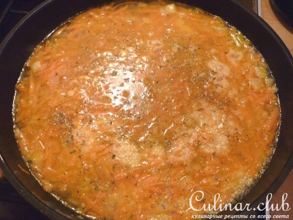 Пшенная каша на гарнир с наггетсами из мяса цыплёнка "Золотой Петушок"