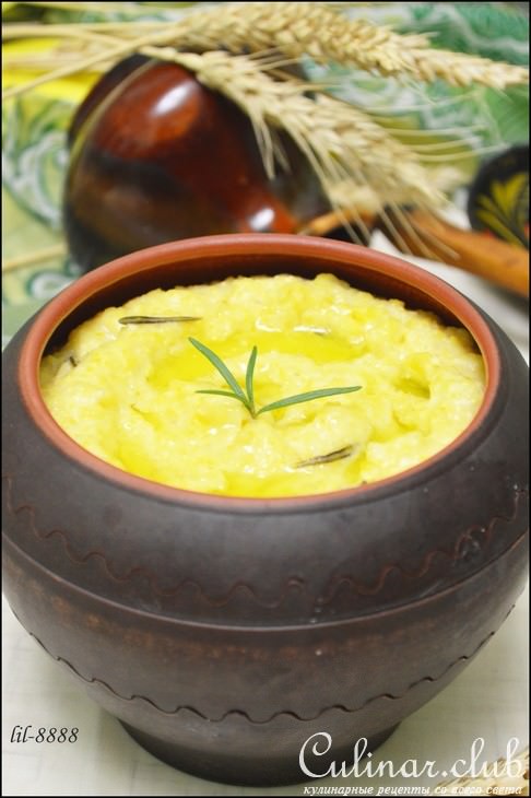 Кукурузная каша с розмарином. Тест-драйв.