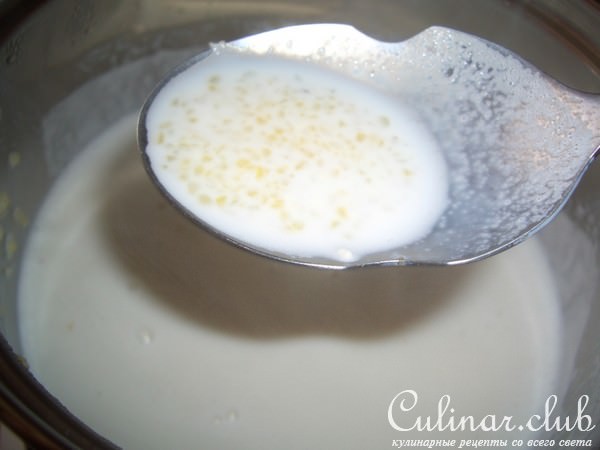 Кукурузная каша с черносливом