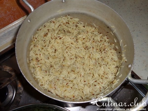 Jeera rice-традиционный рис с зирой Всея Индия)