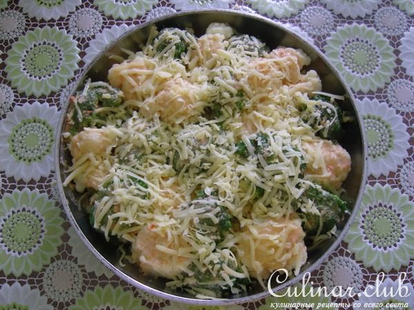 Цветная капуста и брокколи, запеченные в духовке