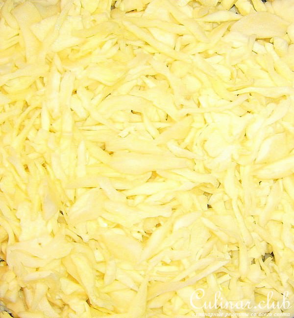 Капуста жареная с грибами