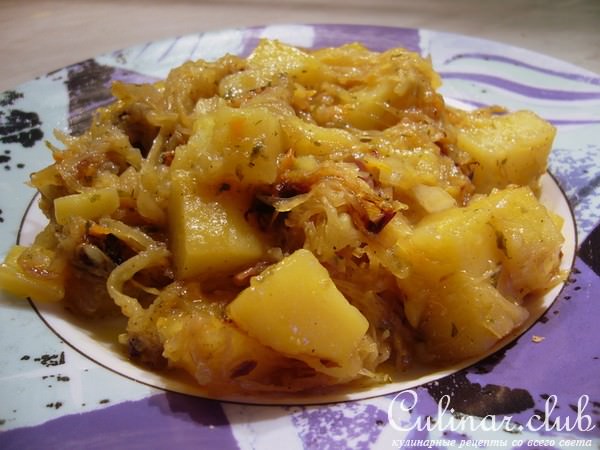 Капустное „жаркое“ (рецепт моей бабушки)