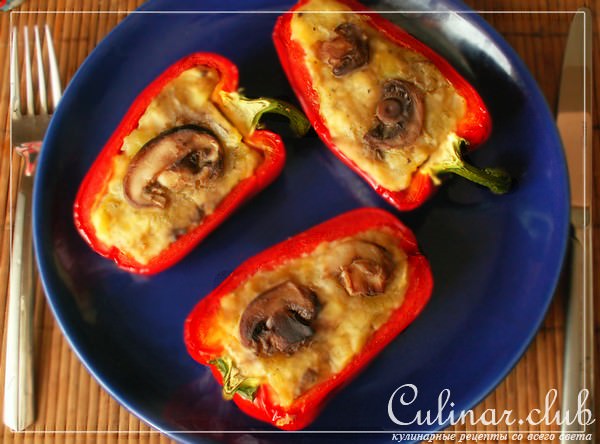 Перцовые чашечки с картофелем
