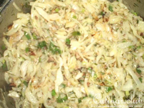 Пирог с капустой