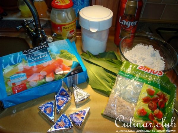Крабовые палочки в кляре