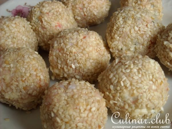 Золотые шарики с сыром.