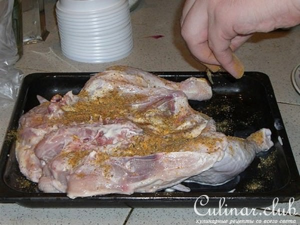 Курочка гриль по-домашнему
