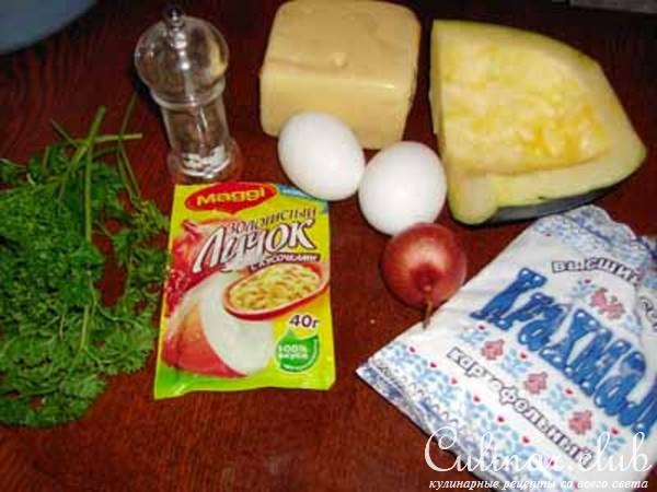 Mаффины с сыром и кабачком