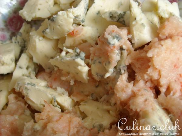 Золотые шарики с сыром.