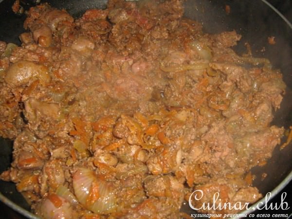 Фаршированные макаронные гнезда (вариант)