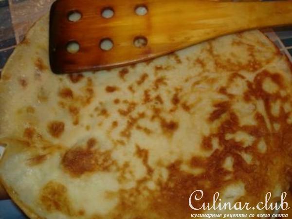 блины с мясной начинкой