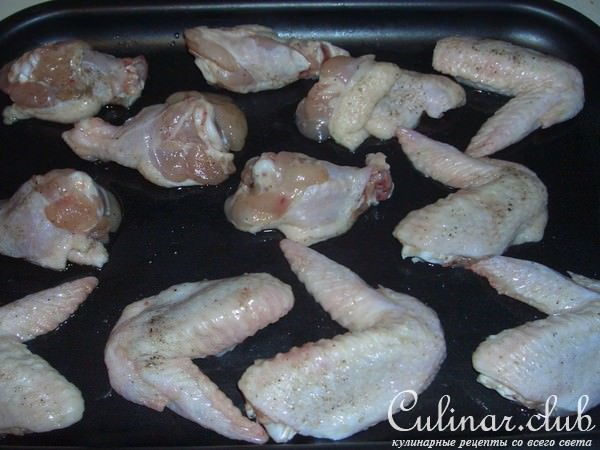 Куриные крылышки в соусе Терияки