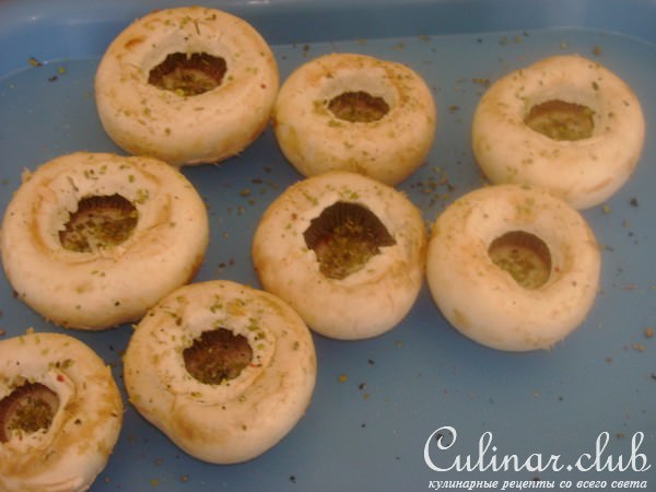 Грибные шарики с куриной печенью и фаршем