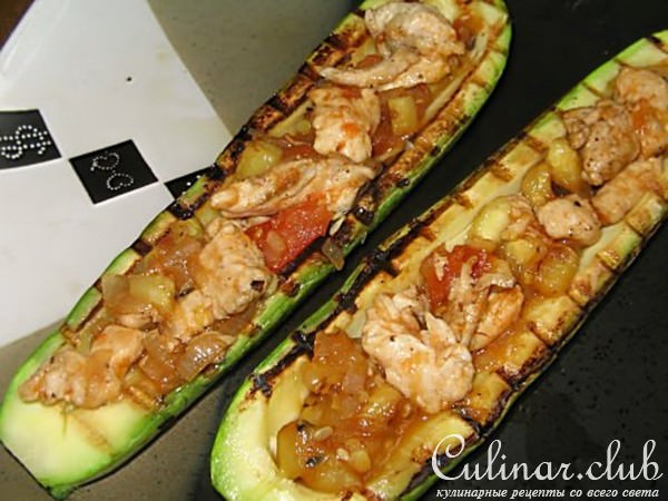 Цуккини под шубой (вариант)