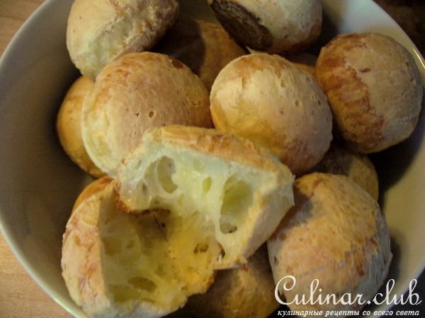 Бразильский сырный хлеб Пао ди кеджо (Pаo de Queijo)