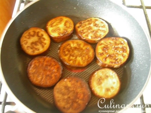Горячая закуска из картофеля и баклажанов