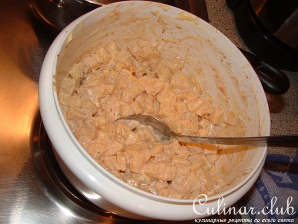 Пирог с картошкой и фаршем