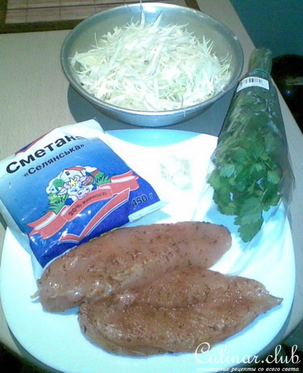 Простое рагу с курочкой по-семейному