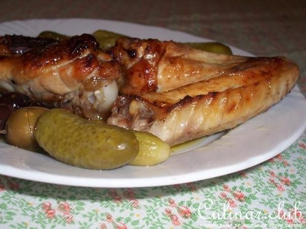 "Быстрые" куриные крылышки