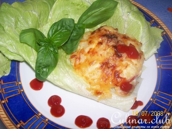свинина,запечённая с ананасом
