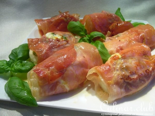 Фаршированная моцарелла ( Mozzarelle ripiene)