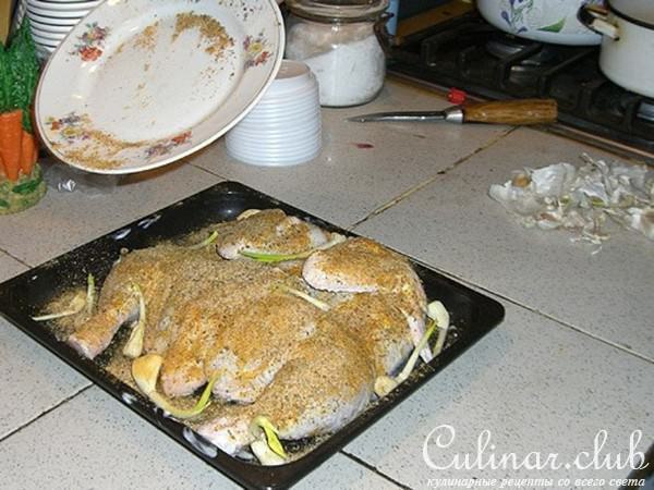 Курочка гриль по-домашнему