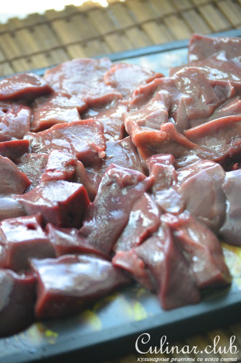Печеночные шашлычки
