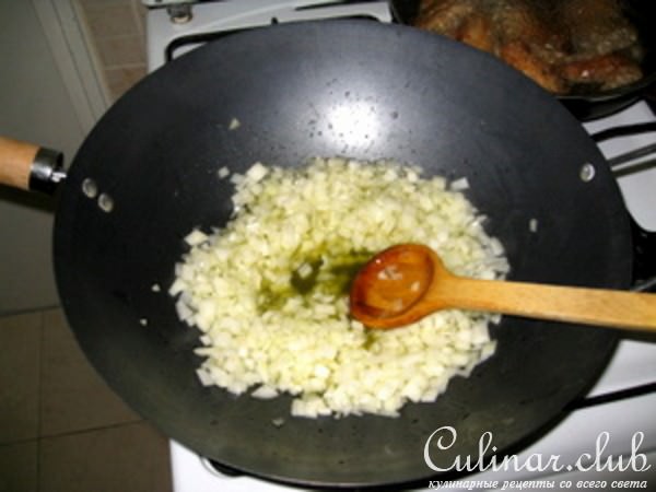 Грибы с луком
