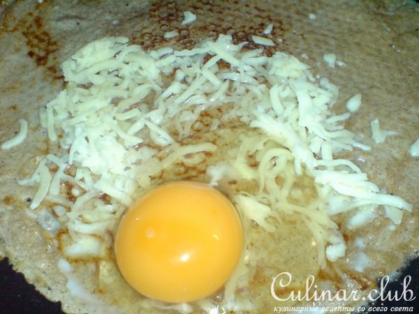 Глазунья в блинном кулёчке/Масленица!