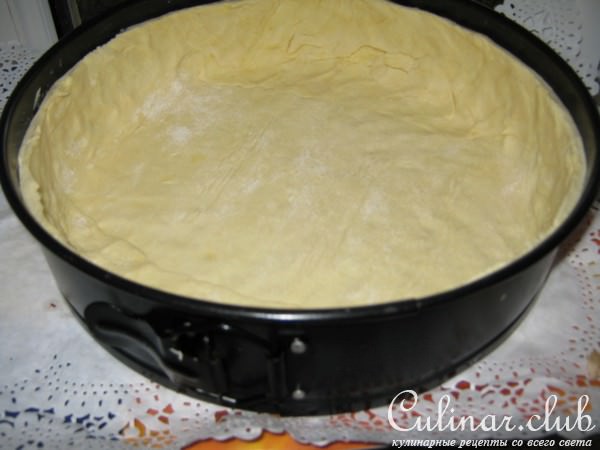 Пирог с курицей,грибами под сырным безе - "ЗАГАДКА".