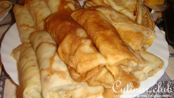 Блинчики с мясом