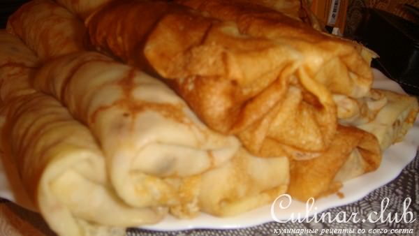 Блинчики с капустой