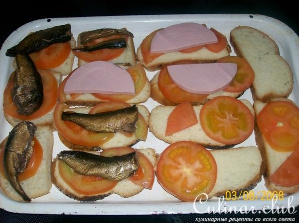 Любимые горячие бутерброды