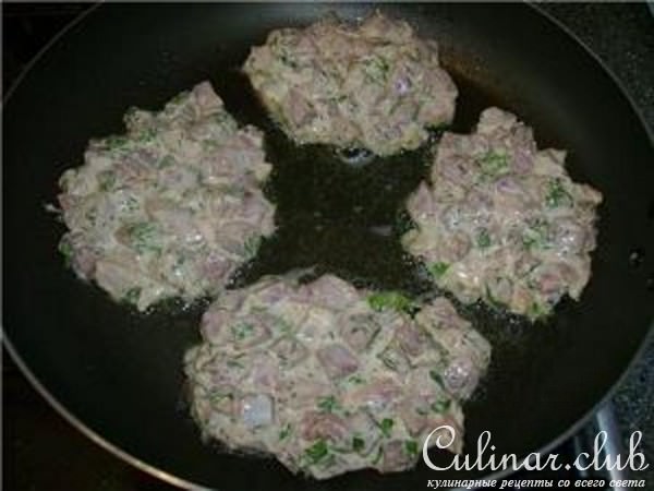 Оладушки мясные
