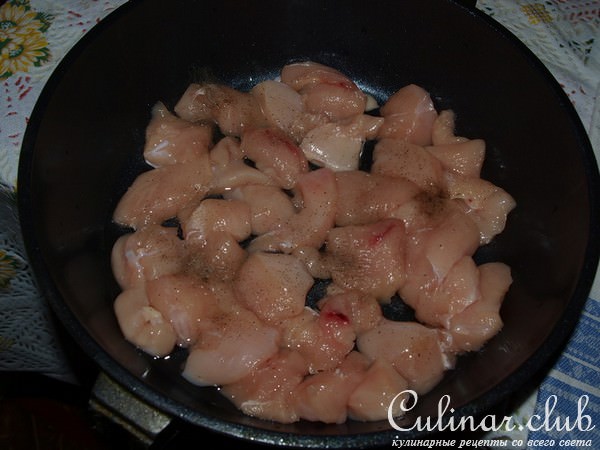 тушенные овощи с курицой ( по турецки)
