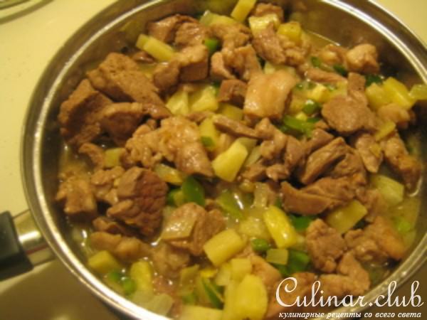 свинина в кисло-сладком соусе