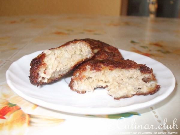 Котлетки к окрошечке картофельно-мясные