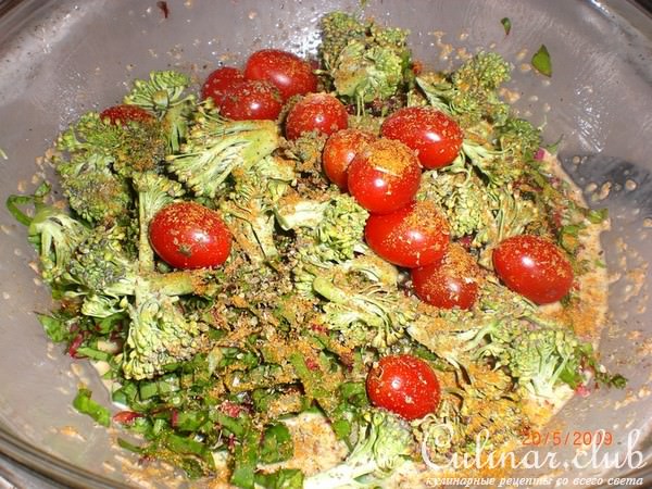 Фритата со свекольной ботвой,брокколи и помидорами черри или Вкусный Овощной омлет