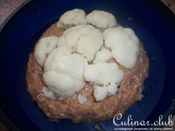 Фаршированная цветная капуста