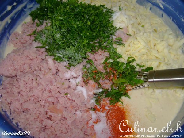 СЫРНО-ВЕТЧИННЫЕ ВАФЛИ + холодный супчик (окрошка) на завтрак