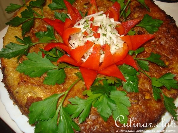 Мясной рулет-кольцо