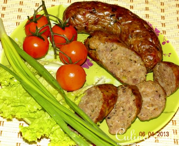 Купаты, запеченные дома