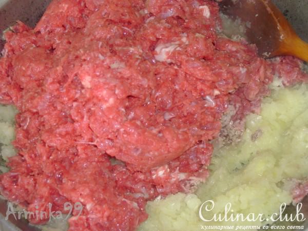 Лепешки с мясом