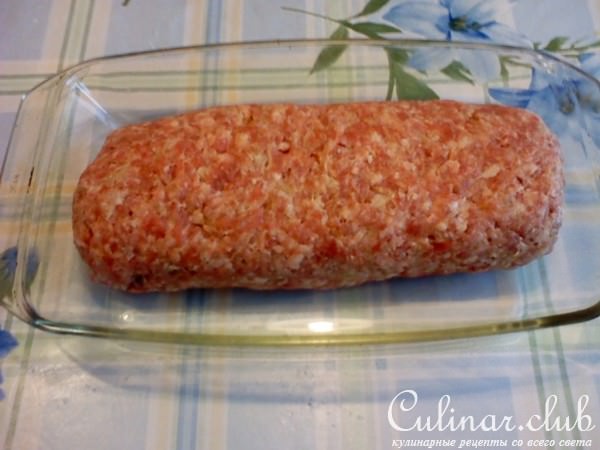 Рулет "Кордон блю" из фарша, в картофельной шубке