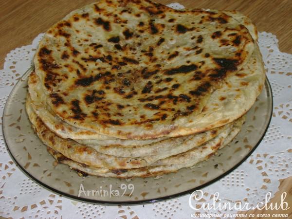 Лепешки с мясом