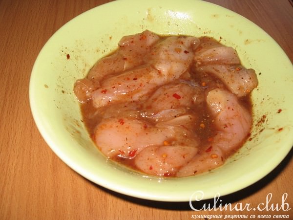 Куринные рогалики на шпажках