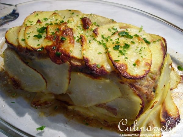 Мясная запеканка "Весеннее настроение"